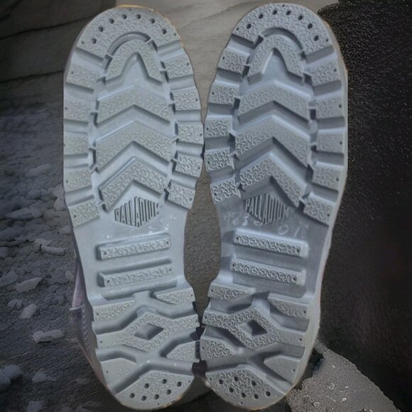 Palladium PAMPA HI High- top Lace Up Plaid Sneaker Shoes Women's Size 8.5 - Picture 6 of 7